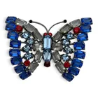  Preview image for Vintage Slovakia Butterfly Rhinestone 
