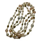  Preview image for Vintage Art Glass & Faux Pearl Necklace 