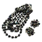  Preview image for Vintage Glass Bead Necklace & Earring 