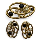  Preview image for Vintage Gold Tone Fashion Jewelry Set 