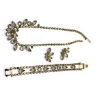  Preview image for Vintage Gold Tone Rhinestone Fashion 