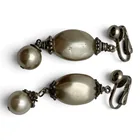  Preview image for Pair Of Vintage Faux Pearl Earrings 