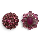 Preview image for 2 Vintage Silver Tone Rhinestone Fashion 