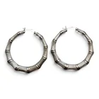  Preview image for Pair Of Sterling Silver Hoop Earrings 