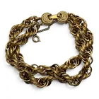  Preview image for Vintage Signed Monet Gold Tone Bracelet 
