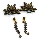  Preview image for 2 Pairs Of Vintage Clip Earrings 