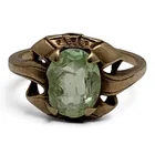 Preview image for Victorian 10k Yellow Gold & Green Spinel 
