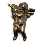  Preview image for Vintage Sterling Silver Cherub Pendant 