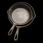  Preview image for 2 Vintage Cast Iron Skillets 
