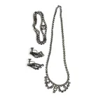  Preview image for Vintage Silver Tone Rhinestone Jewelry 