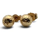  Preview image for Pair Of 14k Yellow Gold Earrings 