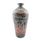  Preview image for Cobridge Stoneware Flamingo Motif Vase 