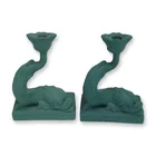  Preview image for Pair of Wedgwood Sage Green Jasperware 