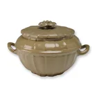  Preview image for Wedgwood Drabware Melon-Form Condiment 