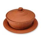  Preview image for 2pc Wedgwood Rosso Antico Lidded Barrel 