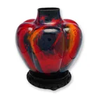  Preview image for Royal Doulton Sung Flambe Pumpkin Vase 