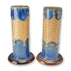  Preview image for Pair of Royal Doulton Gilt Circle Ware 