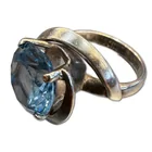  Preview image for Sterling Silver Blue Topaz Ring 