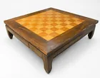  Preview image for Vintage Low Wooden Game Table 