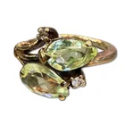  Preview image for 10k Yellow Gold Lemon Quartz Twin Stone 