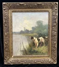  Preview image for "Landscape with Hunting Dog" Original 