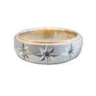  Preview image for 14k YG & WG Miracle Set Diamond Band 