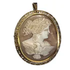  Preview image for Antique 14k YG Antique Cameo Brooch 