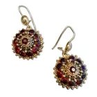  Preview image for 14k YG Antique Bohemian Garnet Cluster 