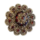  Preview image for 14k Yellow Gold Bohemian Antique Garnet 