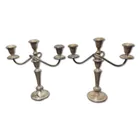  Preview image for Pair of Gorham Sterling Silver 3-Light 