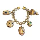  Preview image for 18k YG Etruscan Revival Charm Bracelet 