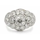 Preview image for 18k White Gold Art Deco Diamond Ring 