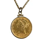  Preview image for 1903 Gold Liberty Head Necklace 