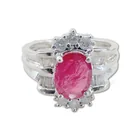  Preview image for 14K White Gold Natural East African Ruby 