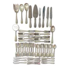  Preview image for 51 Piece Stieff "Rose" Sterling Silver 
