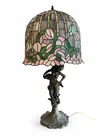  Preview image for Large Tiffany Style Figural Based Lamp 