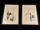  Preview image for Pair of Vintage Asian Ink Brush Art 