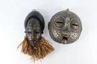 Preview image for Lot of 2 Hand Crafted African Masks 