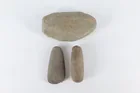  Preview image for Lot of 3 Primitive Stone Artifacts 