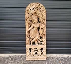  Preview image for Hand-Carved Hardwood Hindu Deity and 