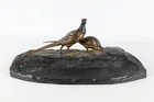  Preview image for Antique Cast Bronze Figural Pheasants 