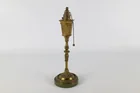  Preview image for Vintage Brass and Green Onyx Street Lamp 
