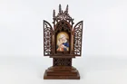  Preview image for Antique Gothic Revival Carved Wood 
