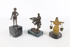 Preview image for Lot of 3 Miniature Bronze and Brass 