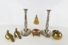  Preview image for Vintage Brass and Silver-Plated 