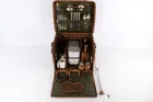  Preview image for Antique Wicker G.W. Scott Picnic Hamper 