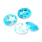  Preview image for 4pc Oval Blue Topaz Gemstones 