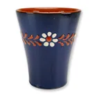  Preview image for Vintage Redware Blue Art Pottery Bud 