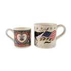  Preview image for Two Wedgwood Commemorative Ceramic Mugs 