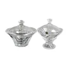  Preview image for 2pc European Cut Lead Crystal Lidded 